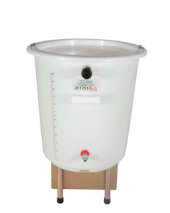 Mixing tank 60L f/medicines with lye pump